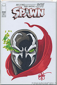 Spawn 301 Dynamic Forces Signed Sketch Edition