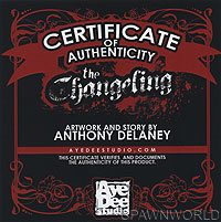 The Changeling 4 Certificate of Authenticity