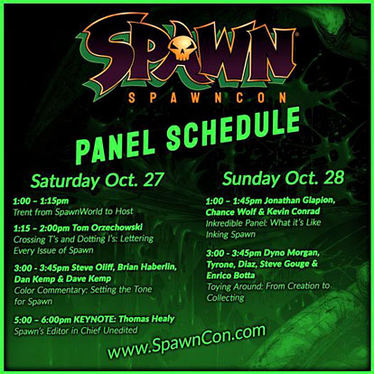 SpawnCon Panel Schedule