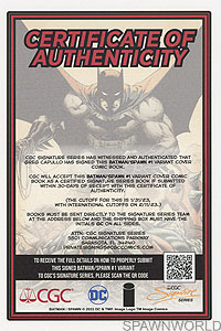 Certificate of Authenticity