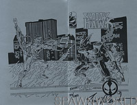 Shadowhawk 2 ashcan edition gatefold