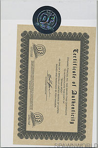 Spawn 301 Dynamic Forces Signed Sketch Edition (back)