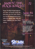 #72 Spawn: The Black Knight (Back)