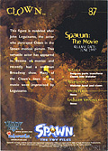 #87 Clown (Back)